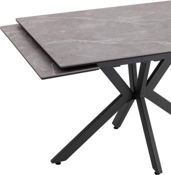 Стол обеденный STOOL GROUP Marmer 120-180/80/76 столешница МДФ16/керамика