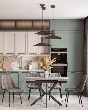 Стол обеденный STOOL GROUP Marmer 120-180/80/76 столешница МДФ16/керамика