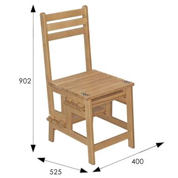 Стул-стремянка Мебелик Массив