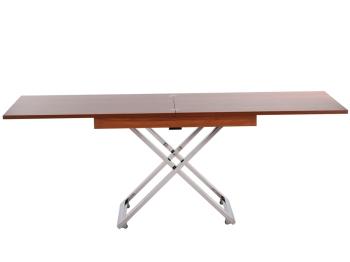 Стол-трансформер Cross D44/S79 миланский орех/опоры нерж.сталь (У)