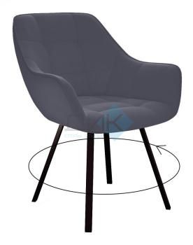 Стул поворотный DIK DikLine 252 М микровелюр B