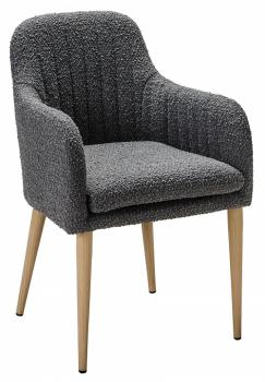 Темно-серый (Buckle dark grey)/Натуральный дуб