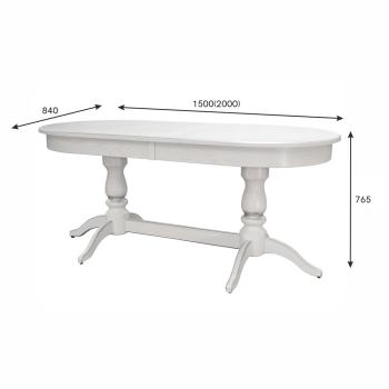 Стол обеденный Мебелик Тарун 3 раздвижной