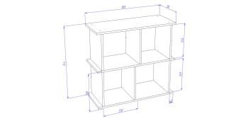 Стеллаж Мэрдэс СТЛБ-ОН