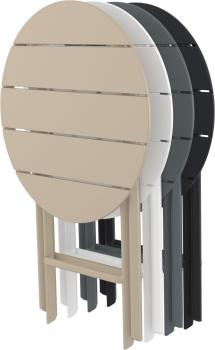 Стол пластиковый складной Siesta Contract Helen Folding Table Ø60