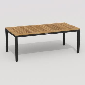 Обеденная группа Ideal Patio TELLA ALBA - стол тик 200/каркас карбон