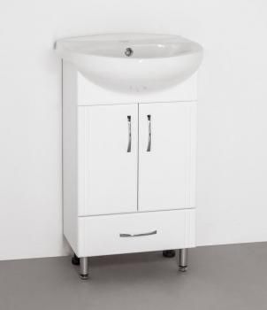 Тумба с раковиной Style Line Эко Стандарт 9/1 Б + Умывальник Канны 50