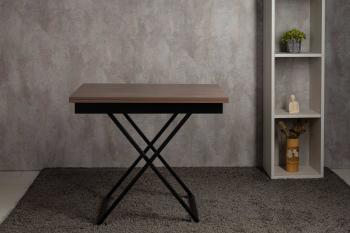 Стол-трансформер Apollo D69/S53 дуб шамони темный/черные опоры (Р)