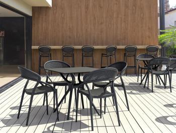 Стул пластиковый барный Siesta Contract Marcel Bar 75