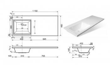 Тумба подвесная Style Line