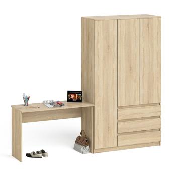 Стол письменный СВК Мори МСП1200.1 + Шкаф МШ1200.1