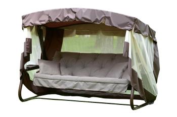 Каркас коричневый/Бежевый без рисунка