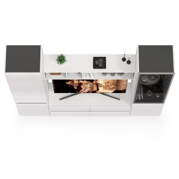 Гостиная Mobi Сидней Комплектация № 12 13.63 + 15.57 + 13.200 + 13.201