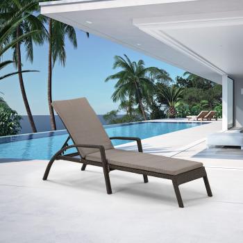 Шезлонг-лежак плетеный Афина A30A2-W53