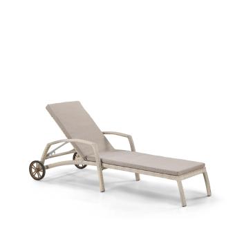 Шезлонг-лежак плетеный Афина A35C2-W85