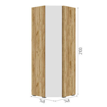 Шкаф угловой СтендМебель Хелен ШК 04