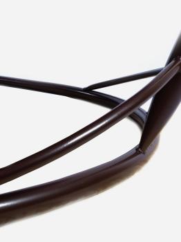 Подвесной диван M-group ЛЕЖЕБОКА с ротангом коричневый