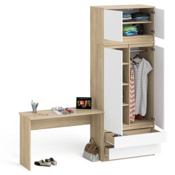 Стол письменный СВК Мори МСП1200.1 + Шкаф МШ900.1 + Антресоль МА900.1