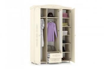 Шкаф трехстворчатый с зеркалом Compass АС-27 Плюс