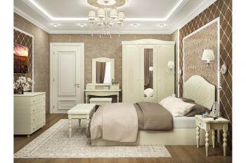 Шкаф трехстворчатый с зеркалом Compass АС-27 Плюс