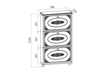 Гарнитур для прихожей Compass Ассоль АС-055