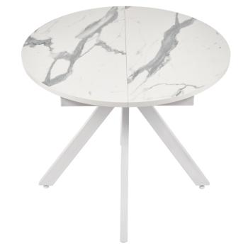 Стол круглый раскладной BRADEXHOME Rudolf 90-120x90x75 см