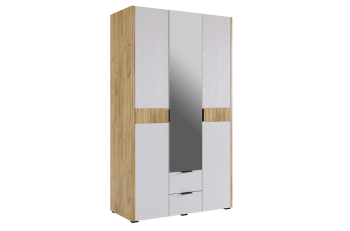 Шкаф трехдверный (зеркало) Мебельсон Адам