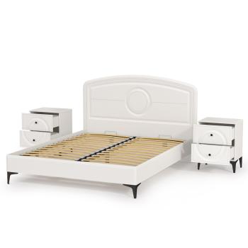 Кровать Mobi 11.36.01 + две 13.291 Тумбы Валенсия