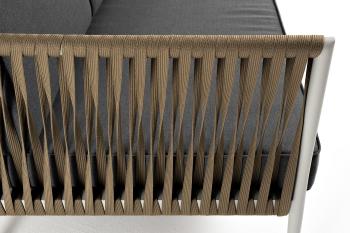 Диван 3-местный плетеный из роупа 4sis Касабланка