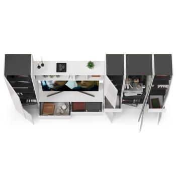 Гостиная Mobi Сидней Комплектация № 29 13.63 + 15.57 + 13.200 + 13.201 + 13.202 2шт