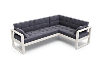 Беленый дуб/Серый велюр