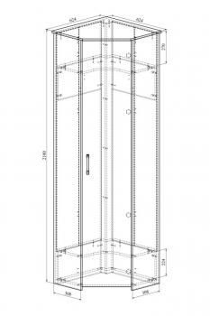 Шкаф угловой Compass АТ-8