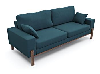 Велюр голубой