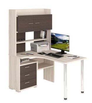 Стол компьютерный Мэрдэс СР-133-150 с надстройкой Левый