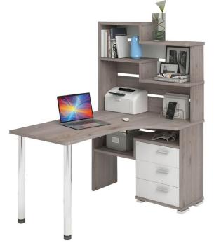 Стол компьютерный Мэрдэс СР-132-150 с надстройкой Правый