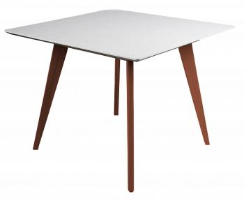 Мрамор Бьянко/Темный орех