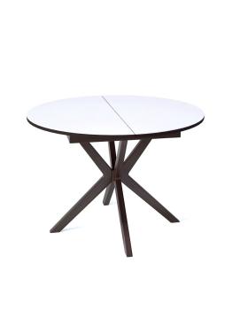 Венге/стекло белое сатин