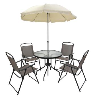 Набор мебели Мебельторг Ялта складной со спинкой