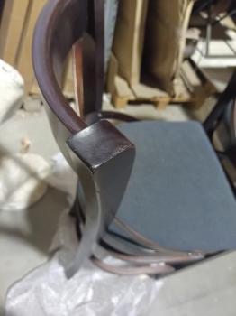 Стул барный Хью Темный тон/темно-серый м07 (У)