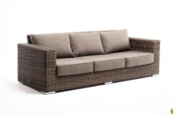 Диван из искусственного ротанга трехместный 4sis