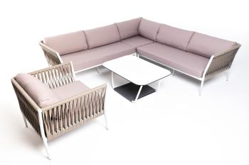 Модульная лаунж-зона из роупа (веревки) 4sis Касабланка