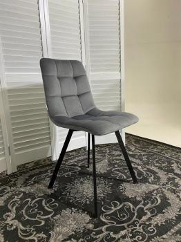 Стул M-City Chilli Square велюр, черный каркас