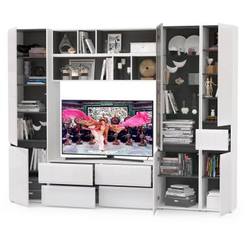 Гостиная Mobi Сидней Комплектация № 31 13.63 + 15.57 2шт + 13.200 + 13.201 + 13.202