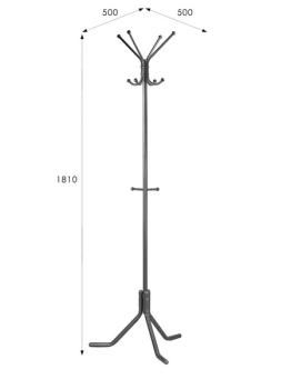 Вешалка напольная Мебелик Пико 3