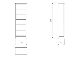 Стеллаж Гуд Лакк Сага 70