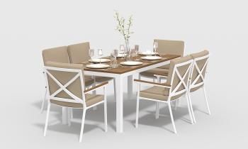 Обеденная группа Gardenini BELLA 180x90 С5