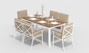 Обеденная группа Gardenini BELLA 180x90 С5