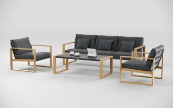 Лаунж зона Gardenini Premium Elegante long