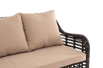 Диван из искусственного ротанга трехместный 4sis Ницца