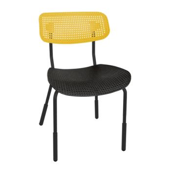 черный/желтый/черный муар